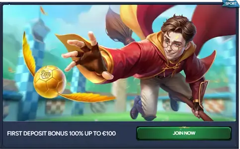 Első Befizetési Bónusz 100% akár 100 €